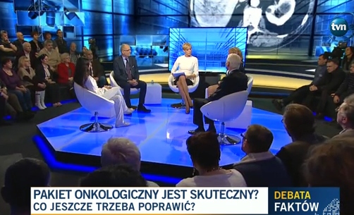 Debata onkologiczna w TVN - do rzeczy i konkretnie