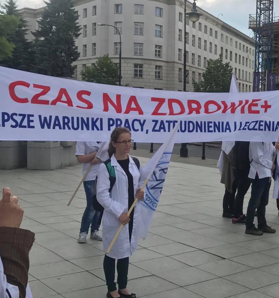 Gorący dzień w ochronie zdrowia